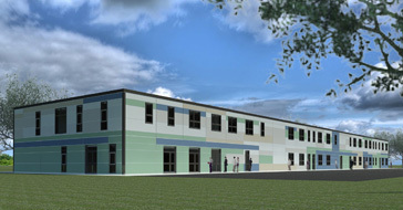 Off-site construction for new school